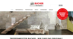 Desktop Screenshot of bucher-treppen.de